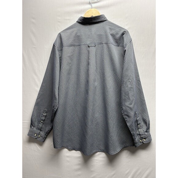 The North Face Men’s XL Vented Outdoors Button Up Shirt Fishing Hiking Blue - Picture 7 of 8